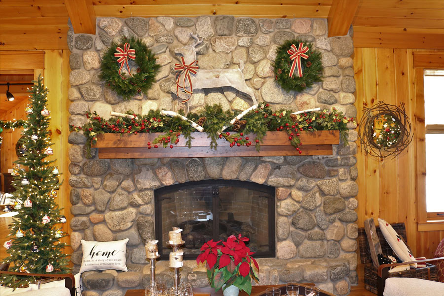 Lakeside Living Design Mantle