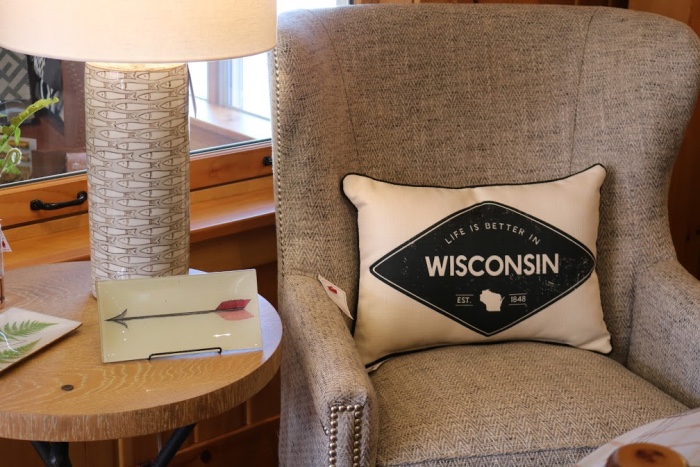 life is better in wisconsin pillow lake house decor gifts