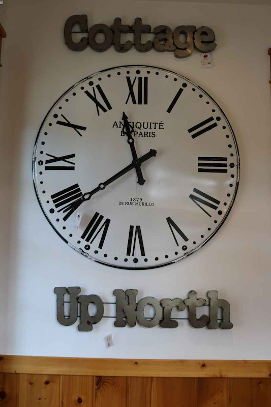 decorative wall art clock northwoods wi 54545