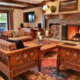 Lakeside-Living_Manitowish-Waters_Northwoods-WI_What-it-is-Really-Like-to-Work-with-an-Interior-Designer_Lower-Level-Living-Room-in-Upscale-Cabin