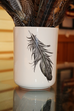 lakeside-living-design-northwoods-wi-cabin-decor-feather-vase-hand-crafted